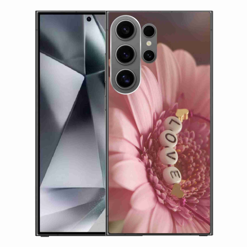 Gelový kryt mmCase na Samsung Galaxy S24 Ultra - přívěsek love