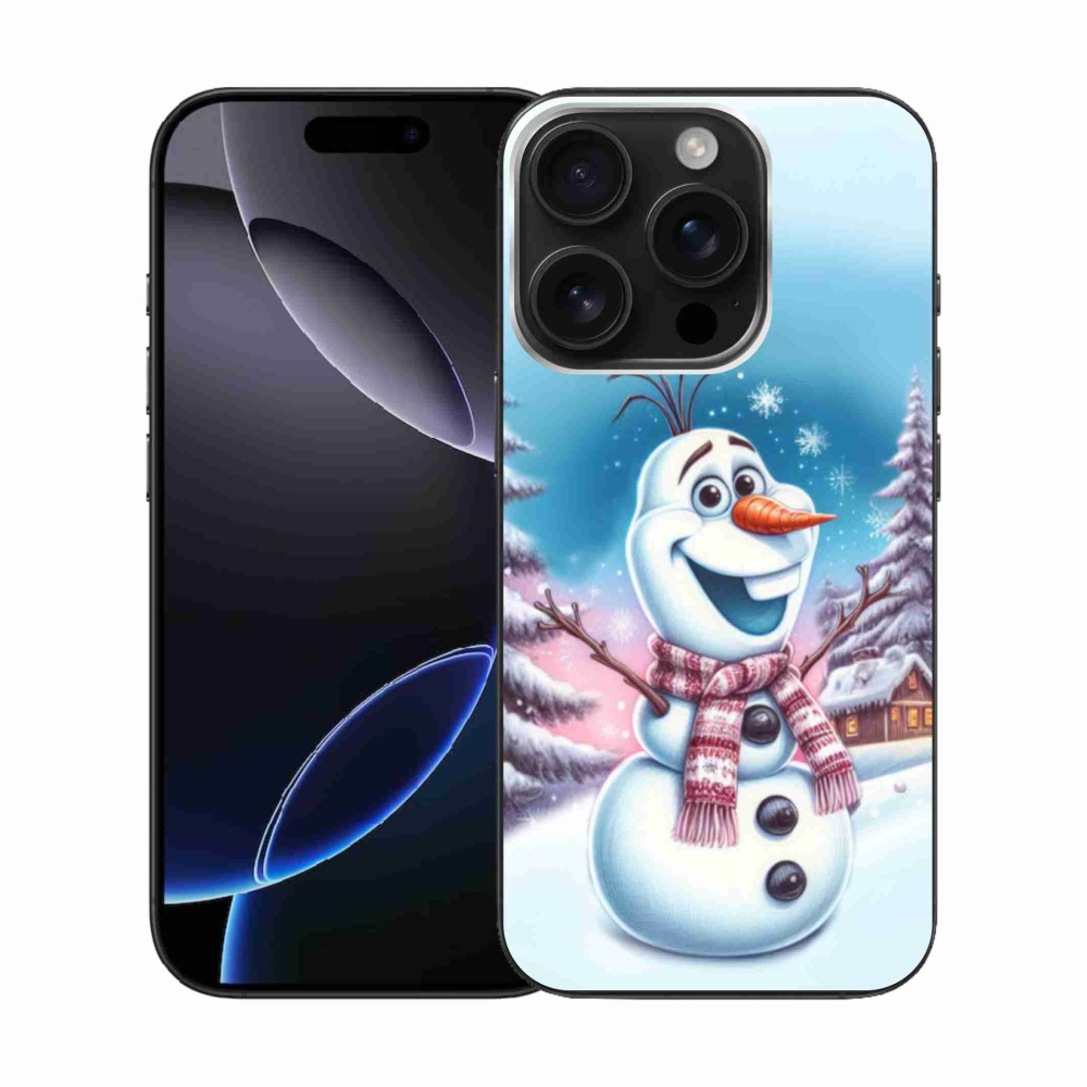 Gelový kryt mmCase na iPhone 16 Pro - ledové království