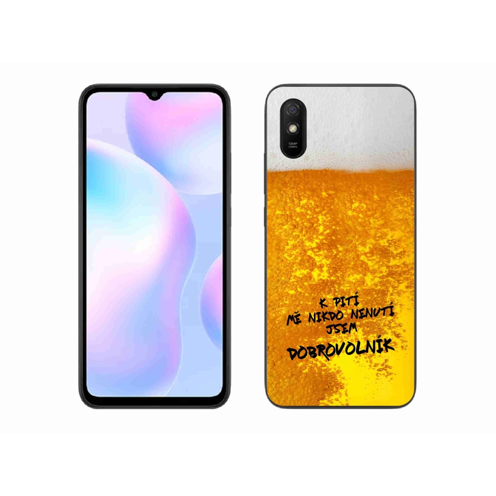 Gelový kryt mmCase na Xiaomi Redmi 9AT - pivní motiv 4