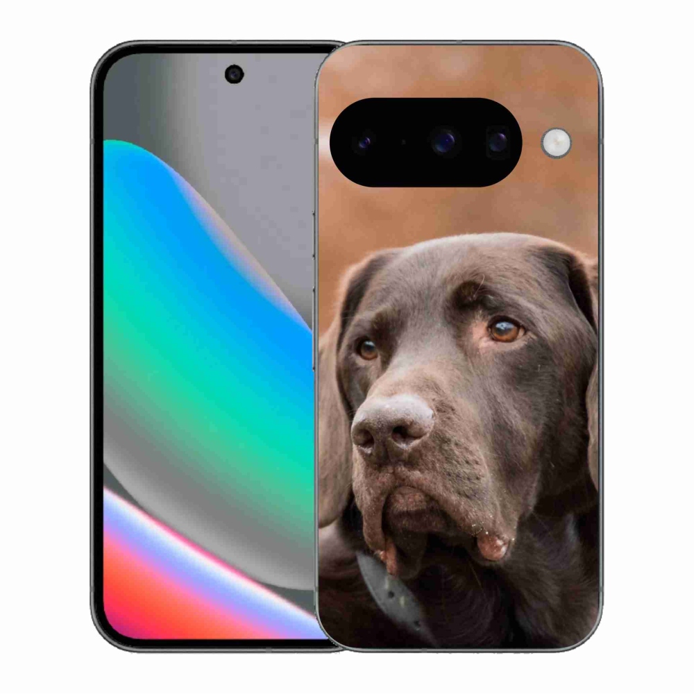 Gelový kryt mmCase na Google Pixel 10 - hnědý labrador