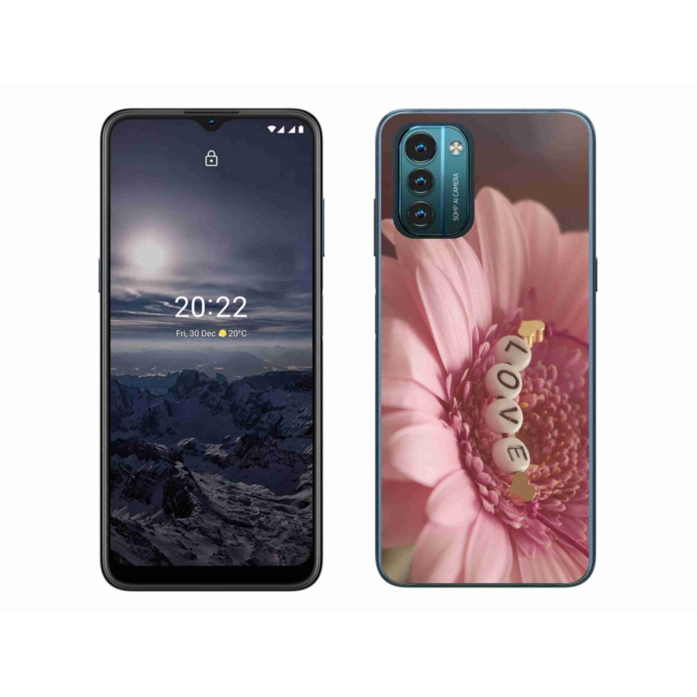 Gelový kryt mmCase na Nokia G11/G21 - přívěsek love