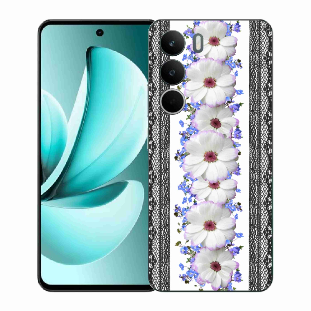 Gelový kryt mmCase na Realme C71 - květiny 8