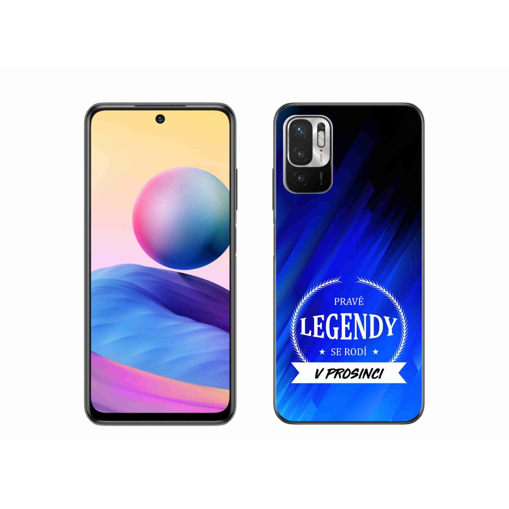 Gelový kryt mmCase na Xiaomi Poco M3 Pro/5G - legendy v prosinci modré pozadí