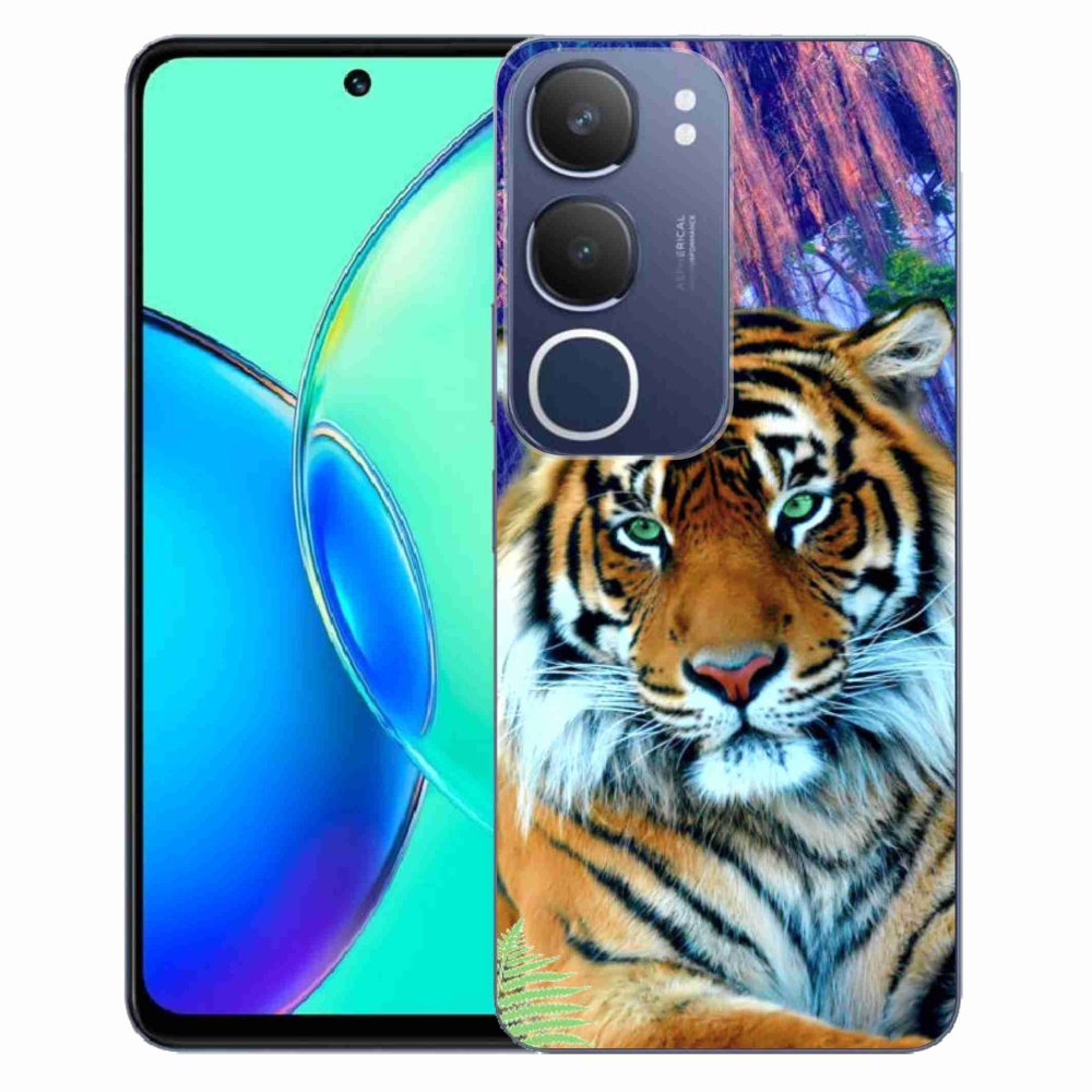 Gelový kryt mmCase na Vivo Y19s - tygr