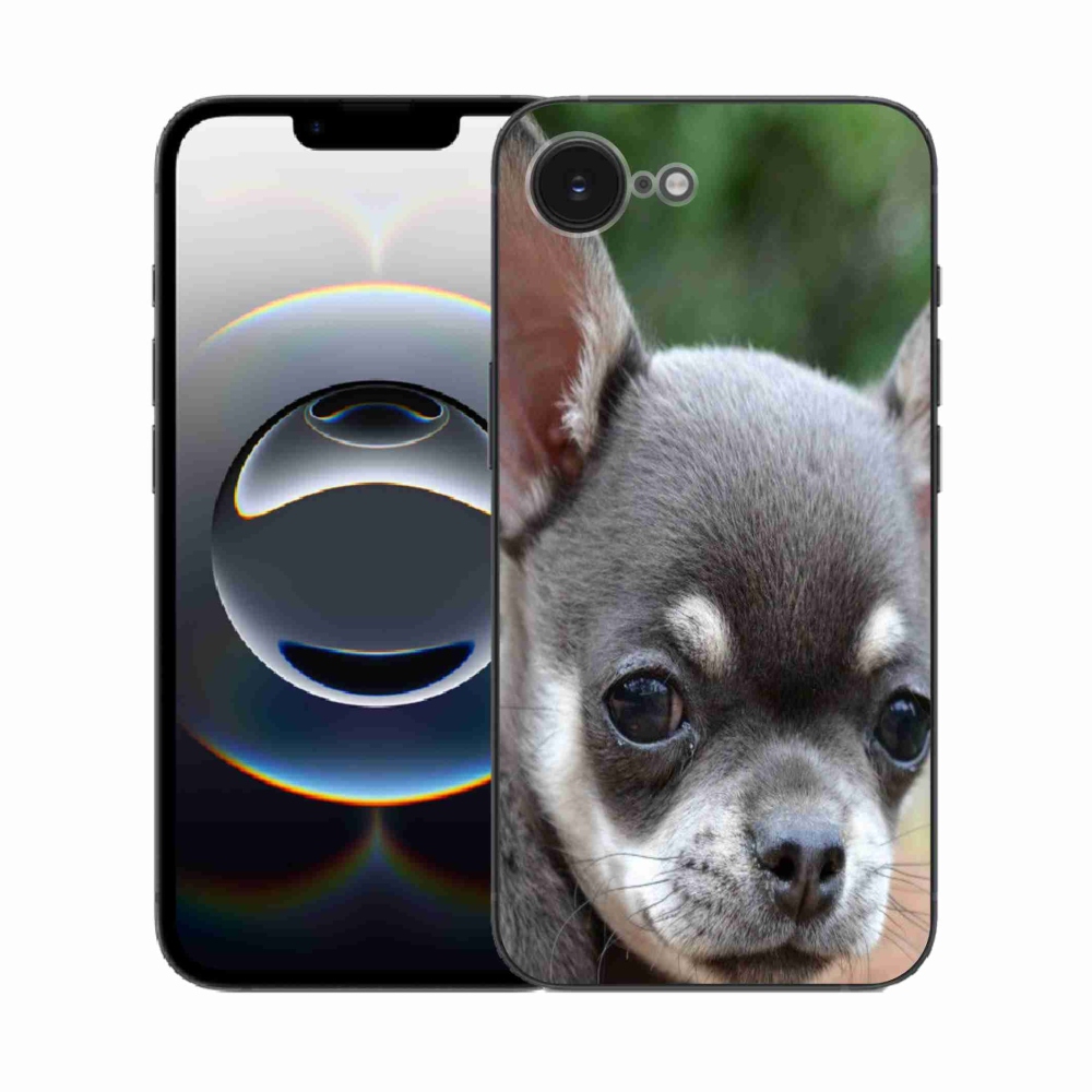 Gelový kryt mmCase na iPhone 16e - čivava