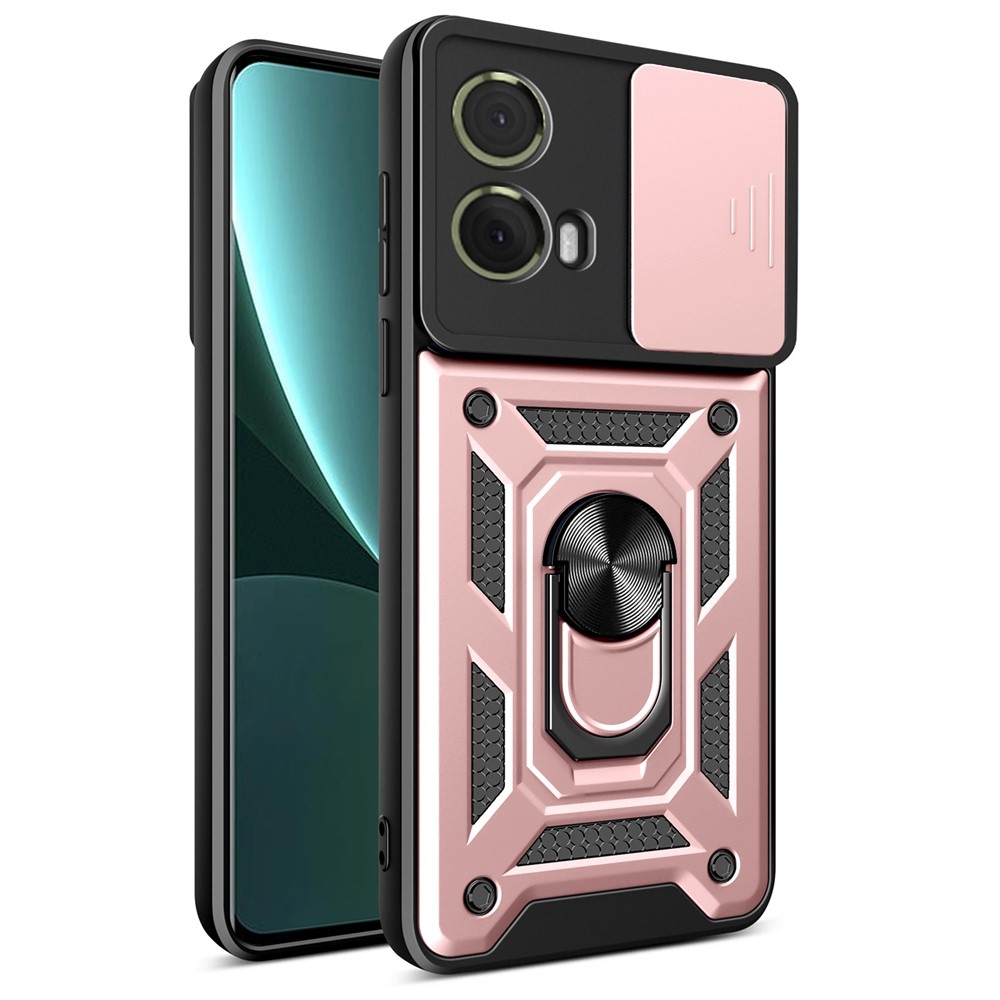 Slide odolný kryt na Motorola Moto G85 5G - růžovozlatý