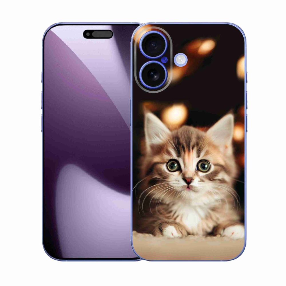 Gelový kryt mmCase na iPhone 17 - roztomilé kotě 2