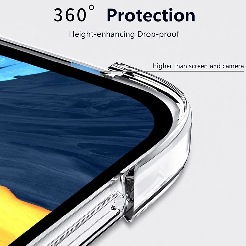 Průhledný gelový obal s vyztuženými rohy na Lenovo Tab M8 4. Gen (2024) - průhledný