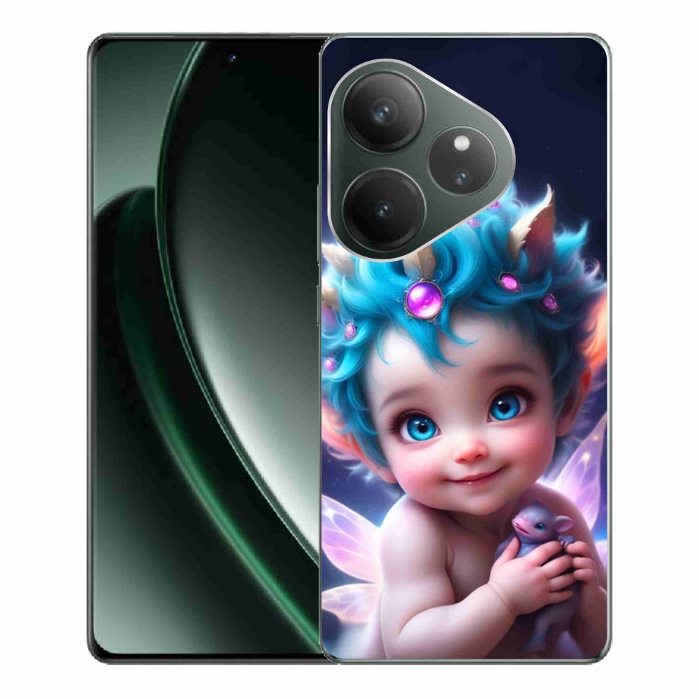 Gelový kryt mmCase na Realme GT 6 5G/GT 6T 5G - dítě s motýlími křídly