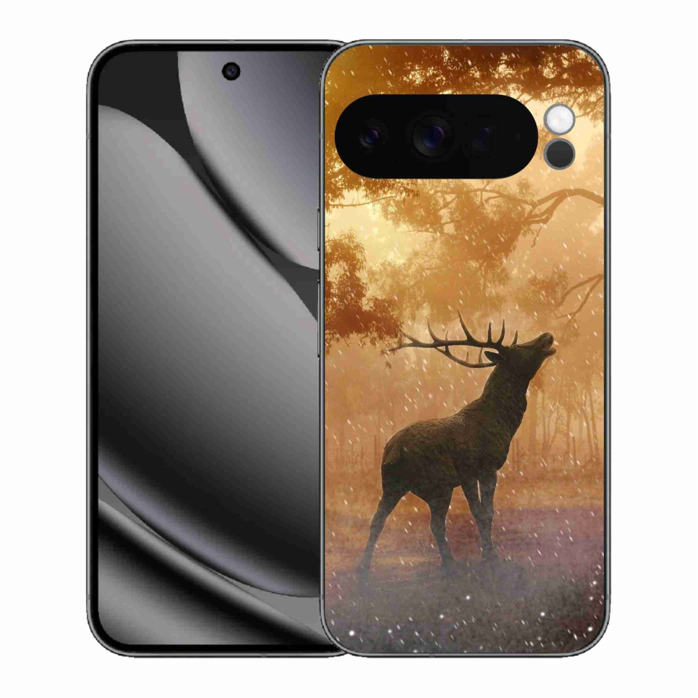 Gelový kryt mmCase na Google Pixel 10 Pro XL - jelen v říji