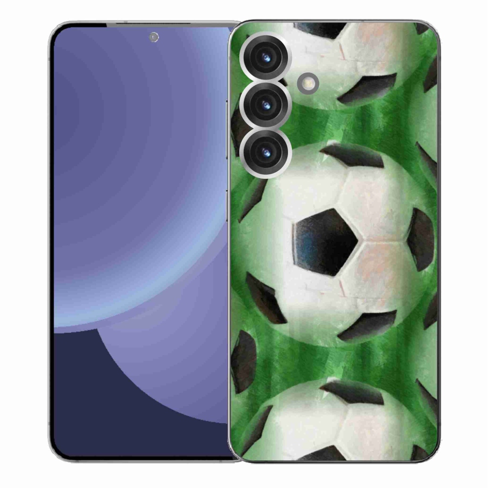 Gelový kryt mmCase na Samsung Galaxy S25+ - fotbalový míč
