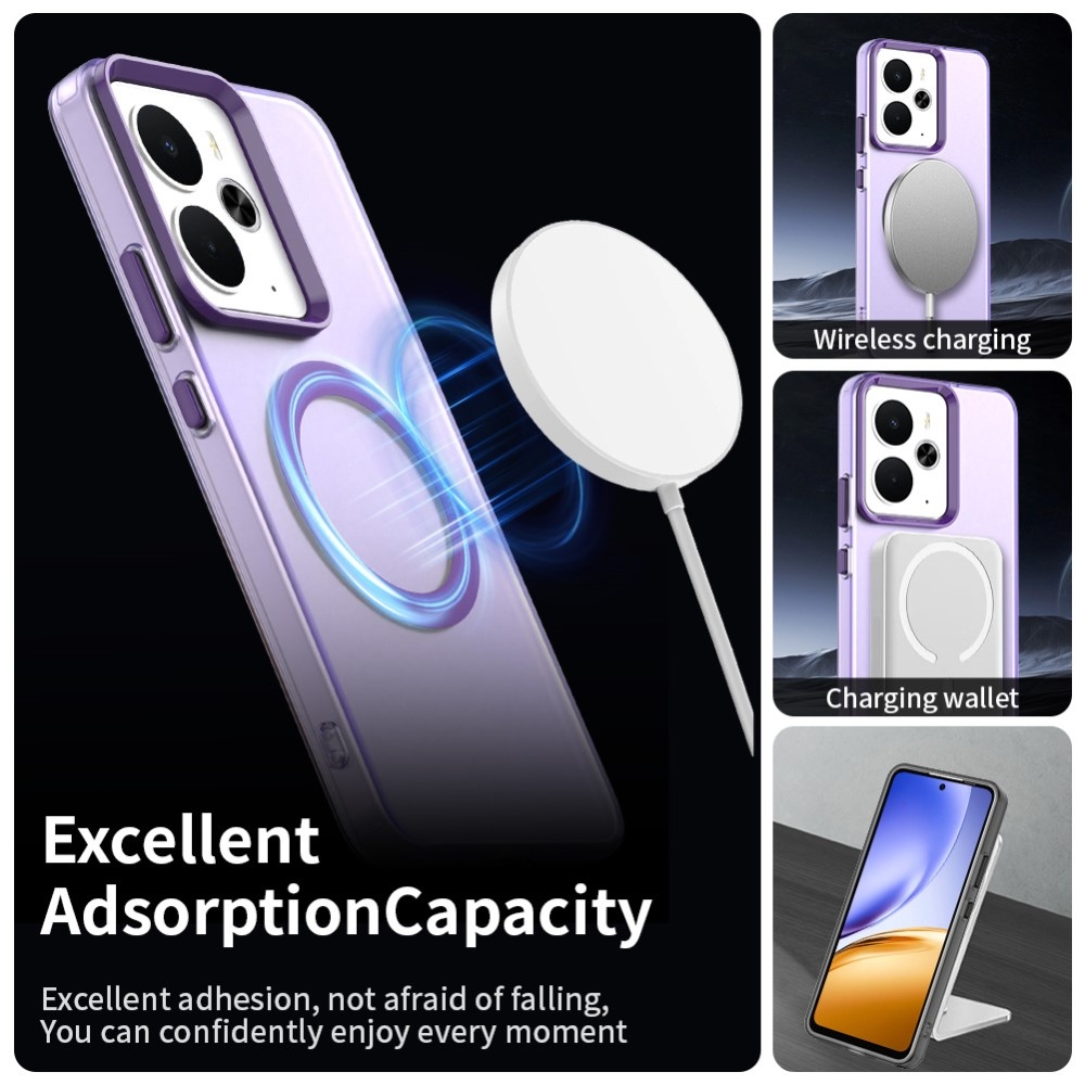 Candy gelový obal s MagSafe na Realme 14 5G - fialový