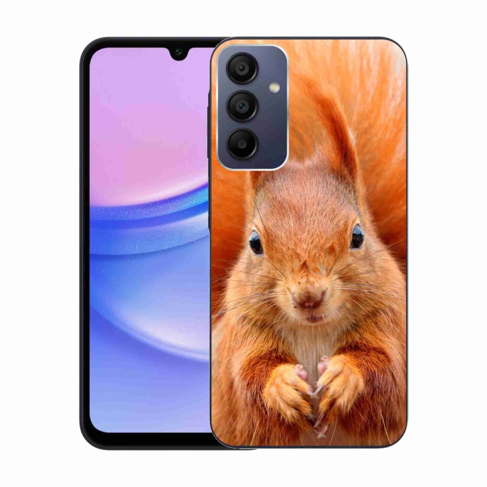 Gelový kryt mmCase na Samsung Galaxy A15 4G/5G - veverka