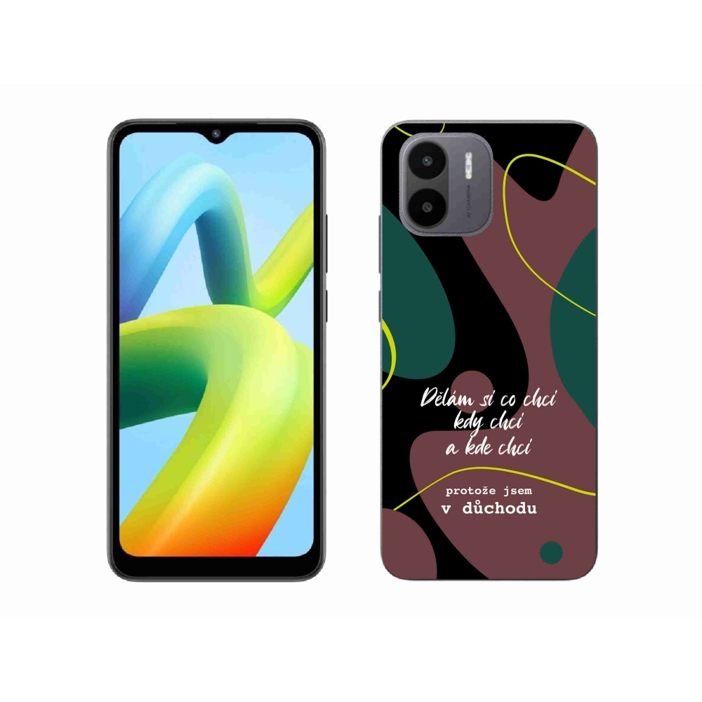 Gelový kryt mmCase na Xiaomi Redmi A1 - vtipný text 10 černé pozadí
