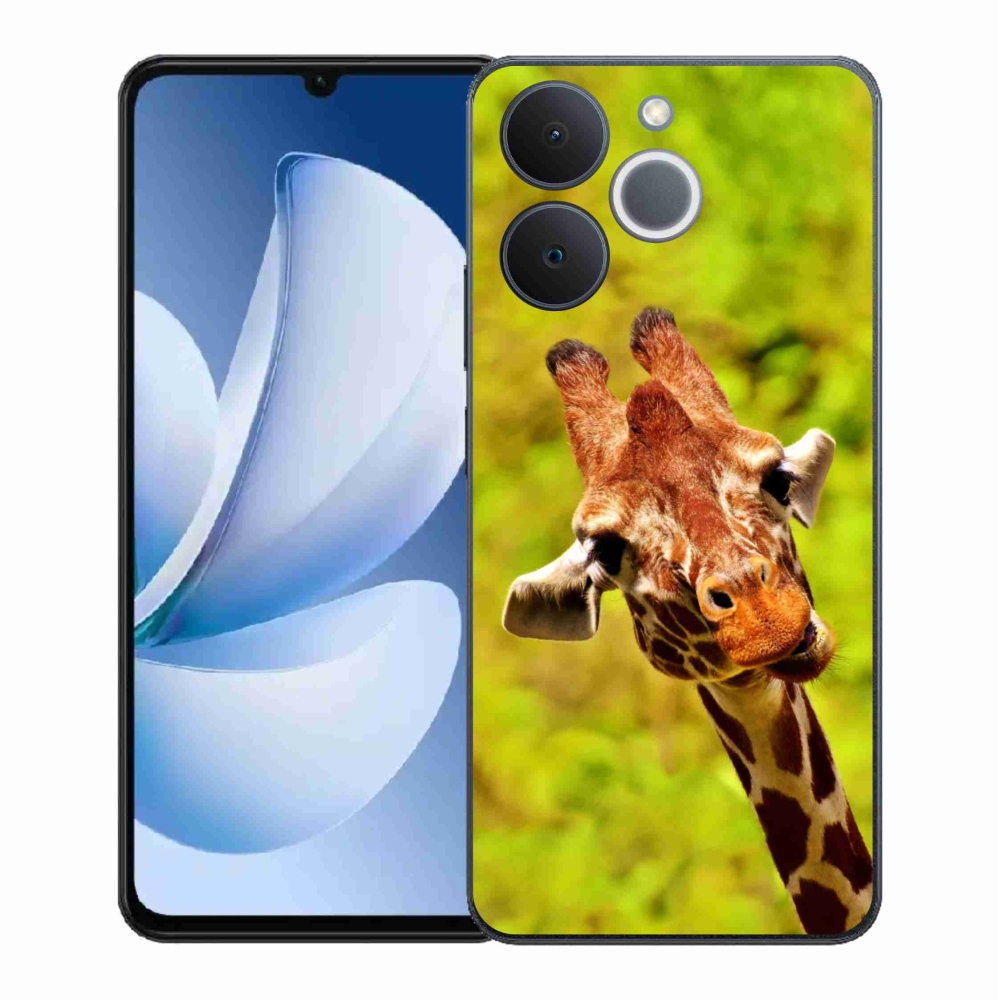 Gelový kryt mmCase na Realme Note 70T - žirafa