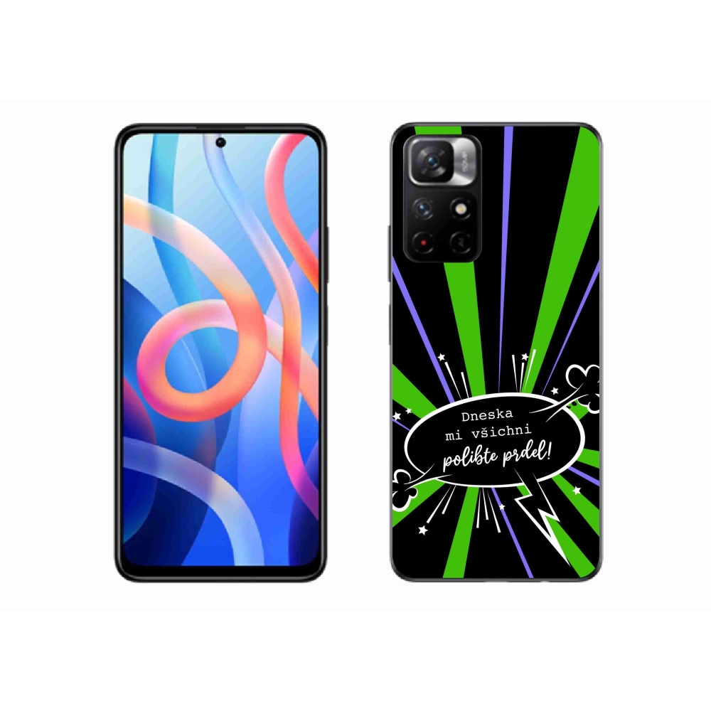 Gelový kryt mmCase na Xiaomi Redmi Note 11S 5G - vtipný text 15 černé pozadí