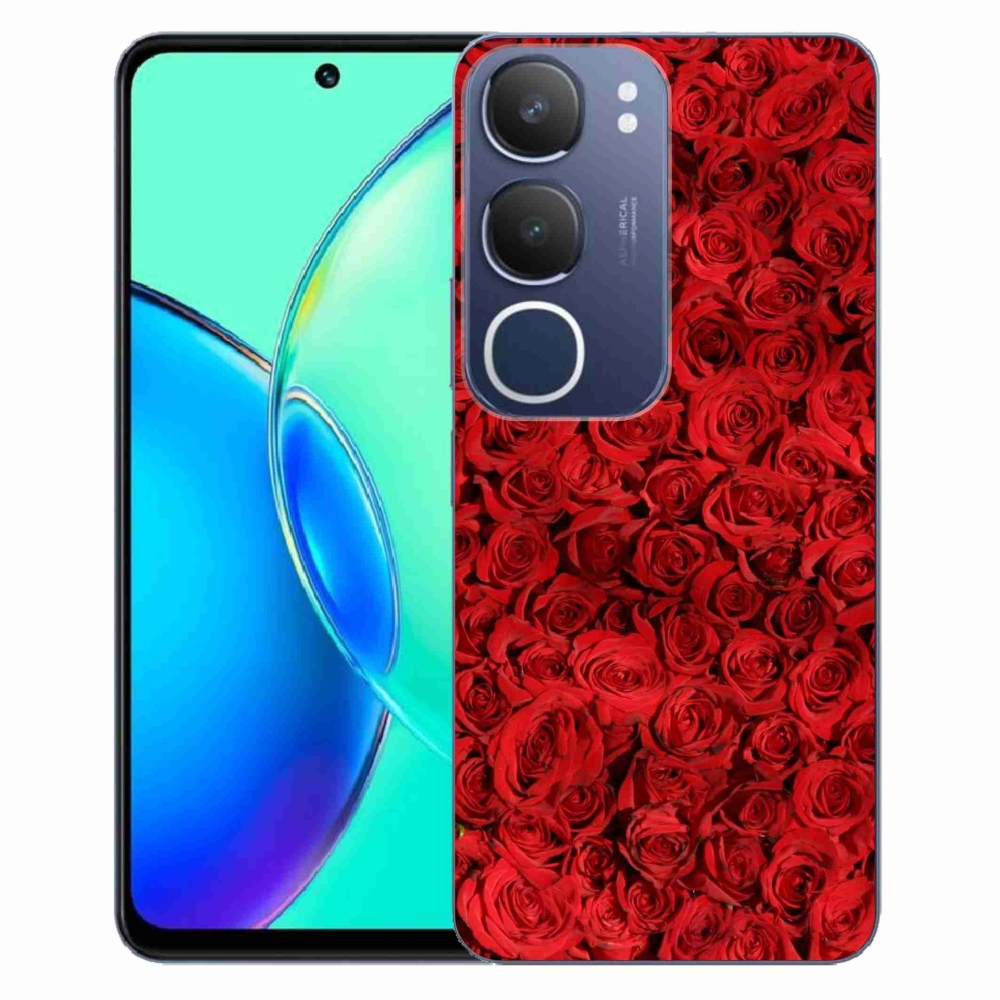 Gelový kryt mmCase na Vivo Y19s - růže