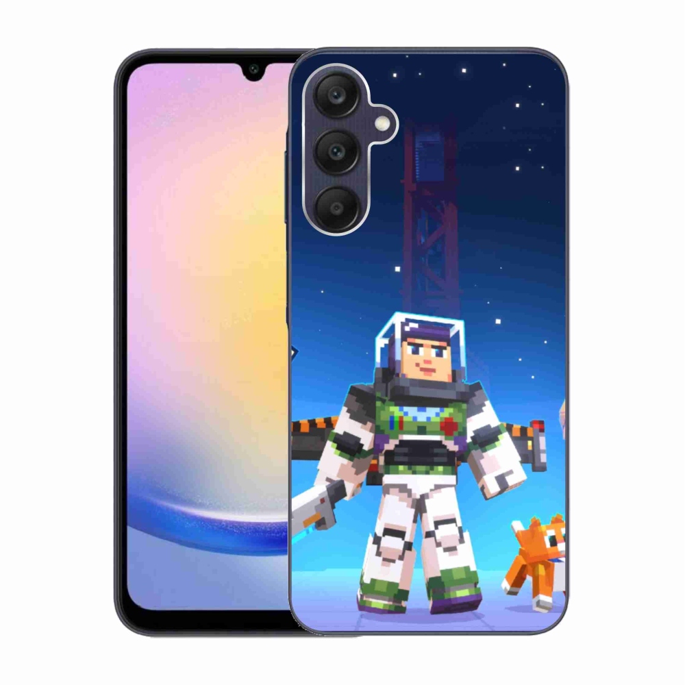 Gelový kryt mmCase na Samsung Galaxy A25 5G - minecraft 2