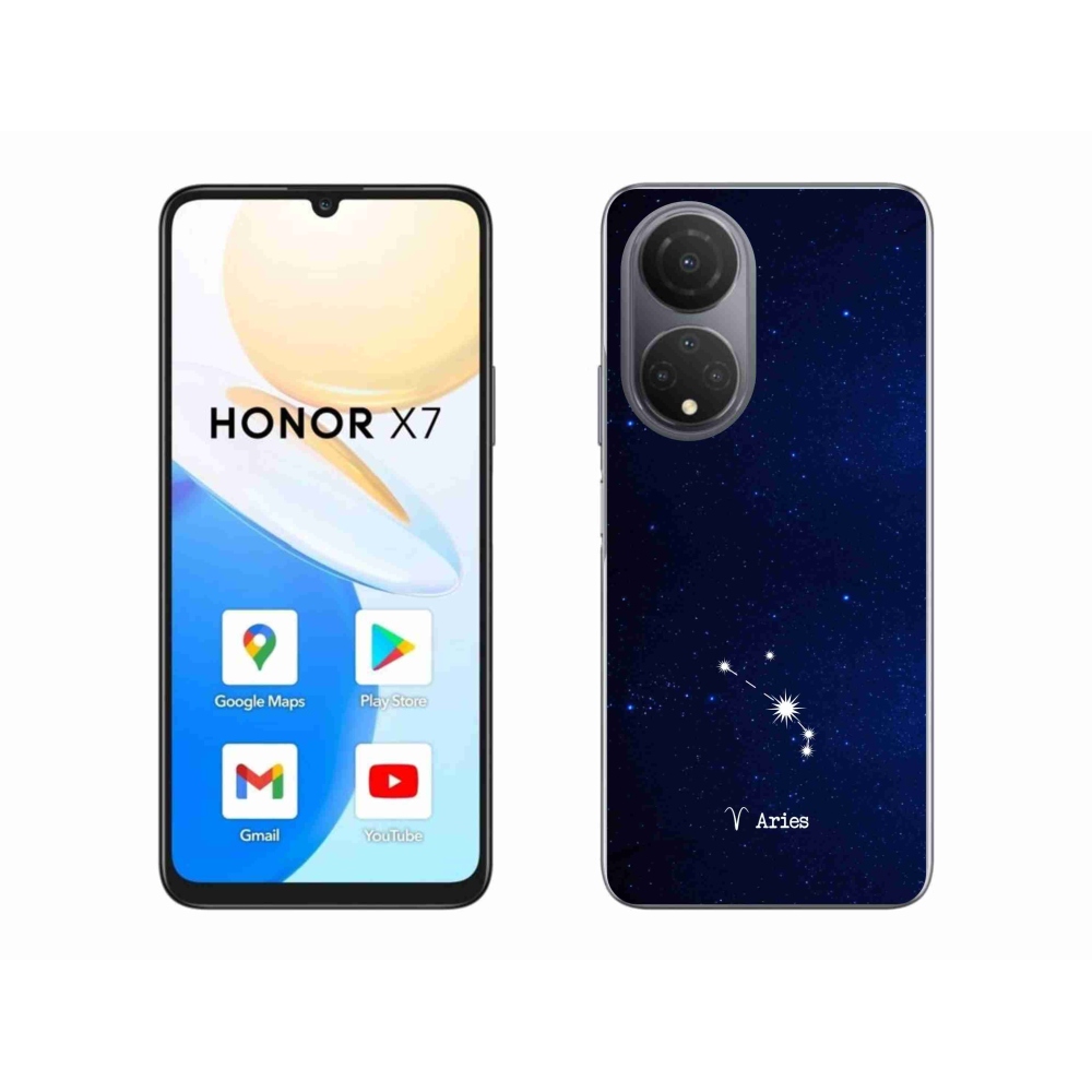 Gelový kryt mmCase na Honor X7 - souhvězdí Berana
