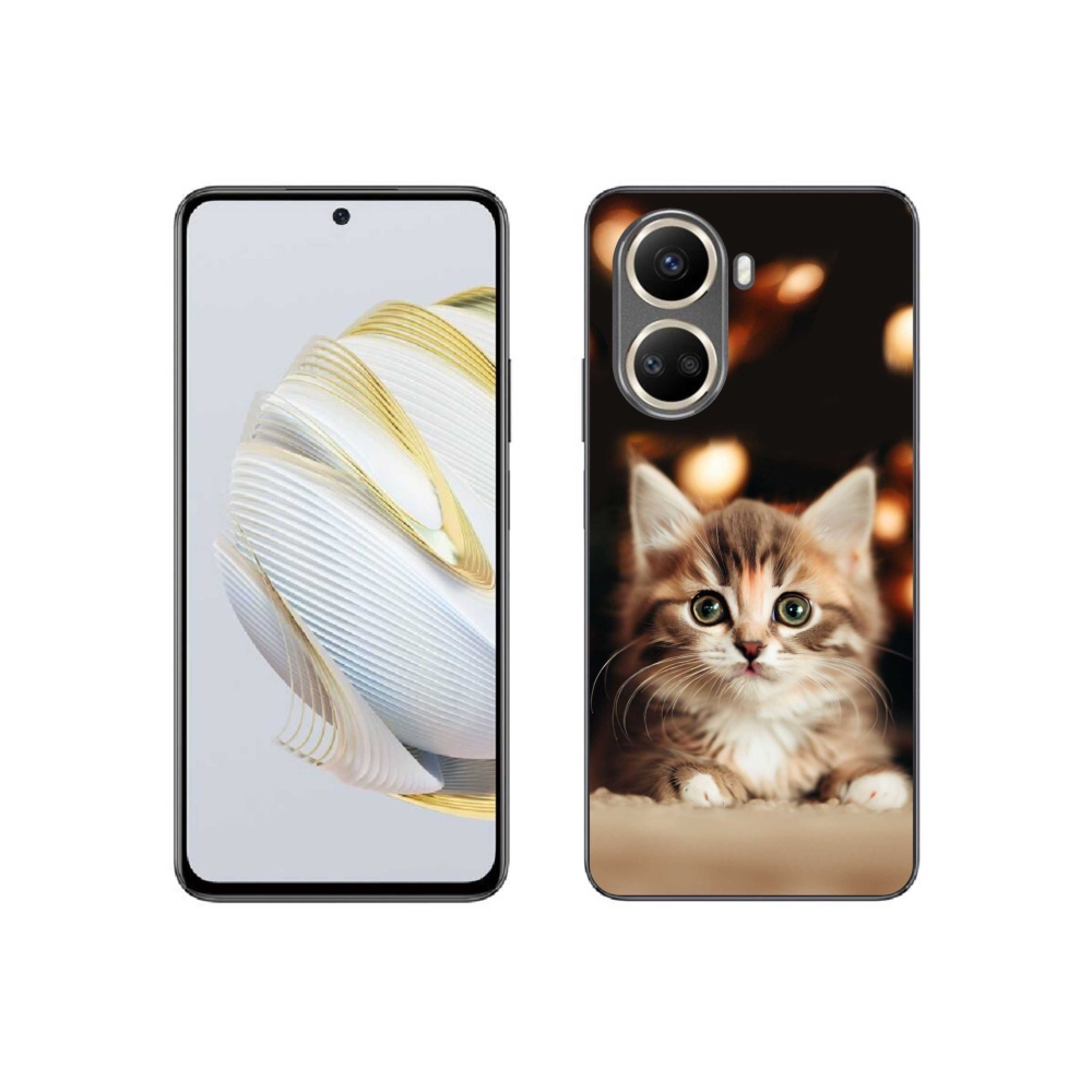 Gelový kryt mmCase na Huawei Nova 10 SE - roztomilé kotě 2