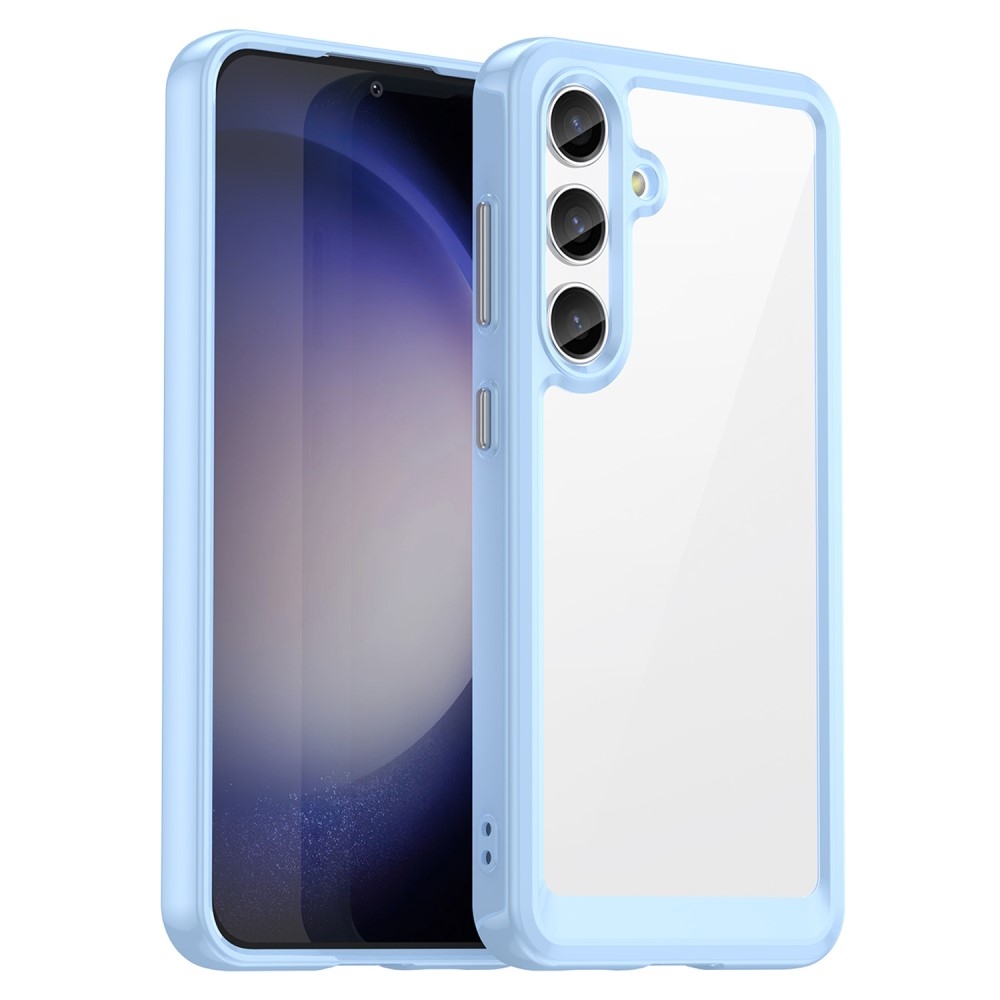 Gelový obal s pevnými zády na Samsung Galaxy S24+/S25+ - modrý