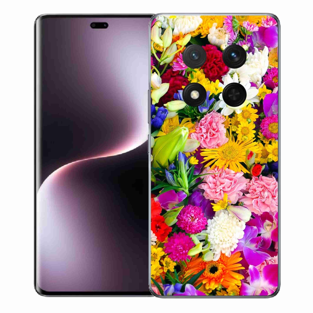 Gelový kryt mmCase na Honor Magic 7 Lite 5G - květiny 12