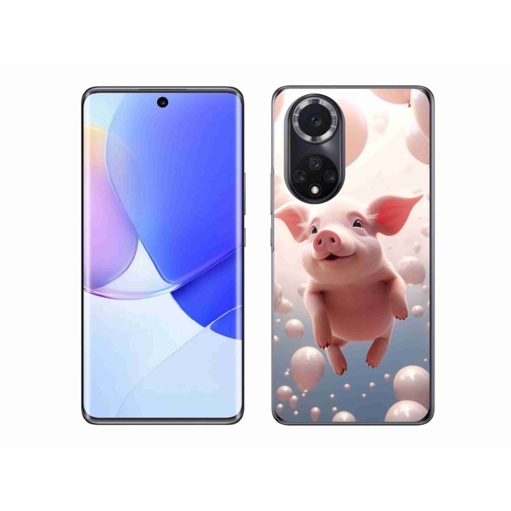 Gelový kryt mmCase na Honor 50 - prasátko s balónky