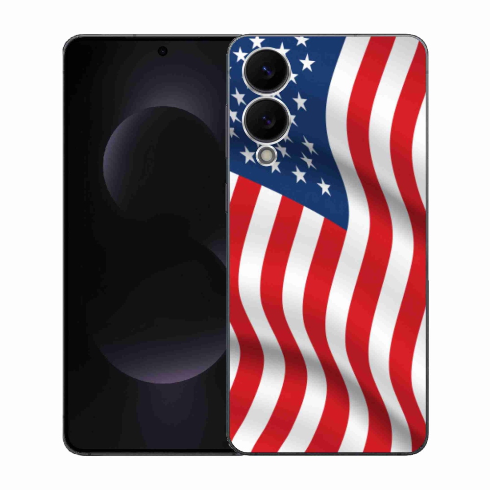 Gelový kryt mmCase na Samsung Galaxy S25 Edge - USA vlajka