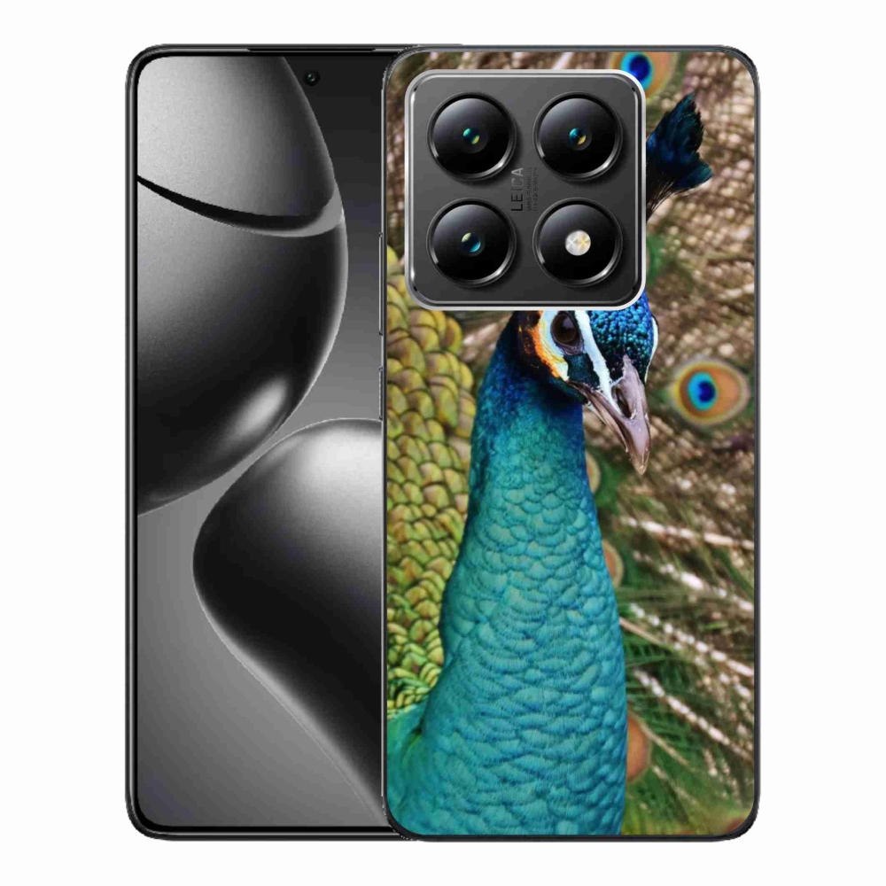Gelový kryt mmCase na Xiaomi 14T - páv