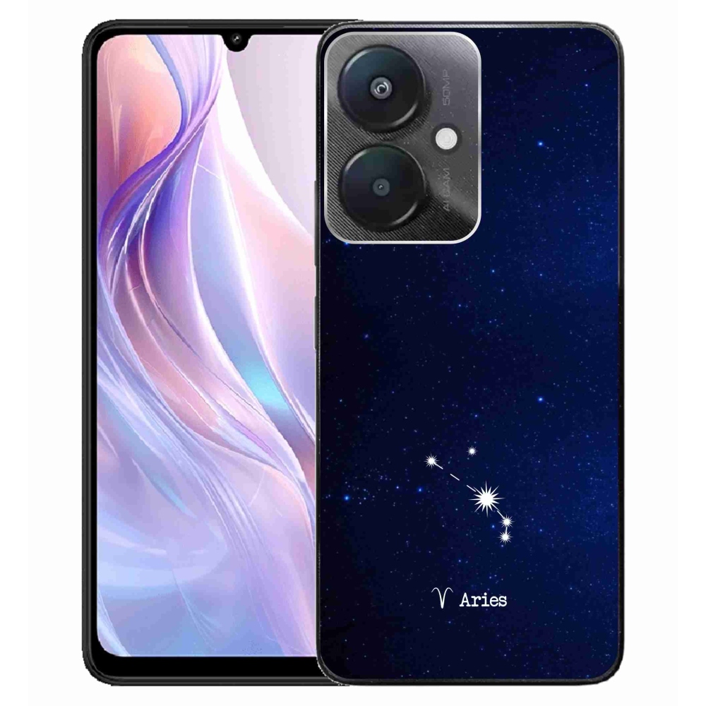 Gelový kryt mmCase na Xiaomi Redmi 13C 5G  - souhvězdí Berana