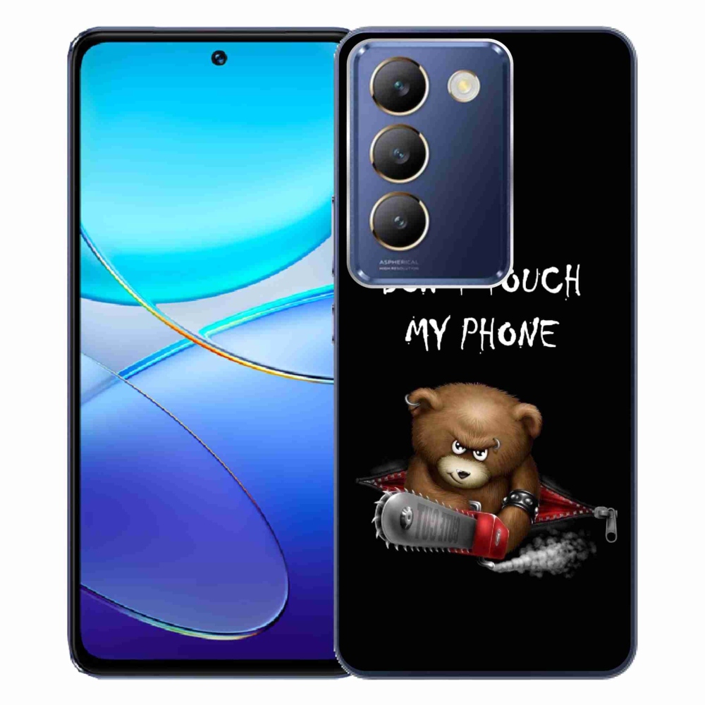 Gelový kryt mmCase na Vivo V40 SE 4G/5G - nesahej na telefon