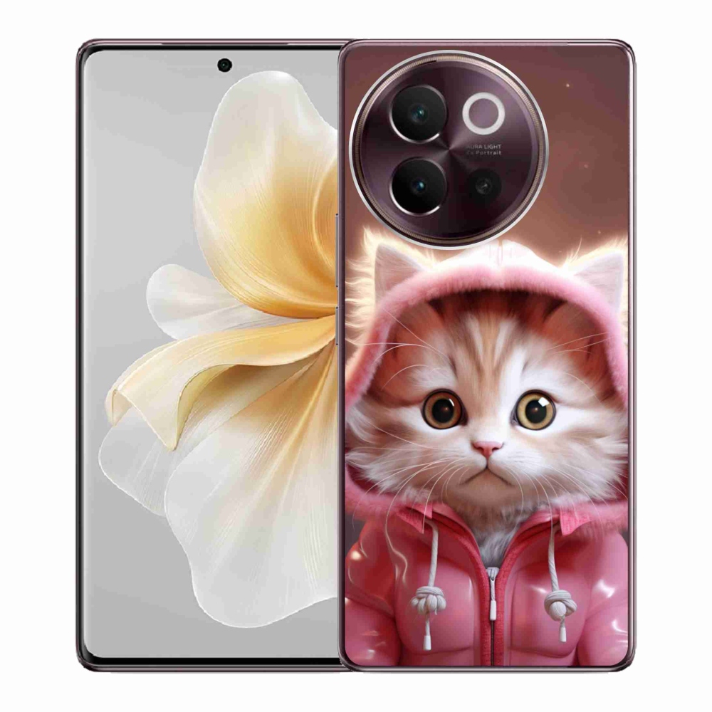 Gelový kryt mmCase na Vivo V40 Lite 5G - roztomilé kotě 3