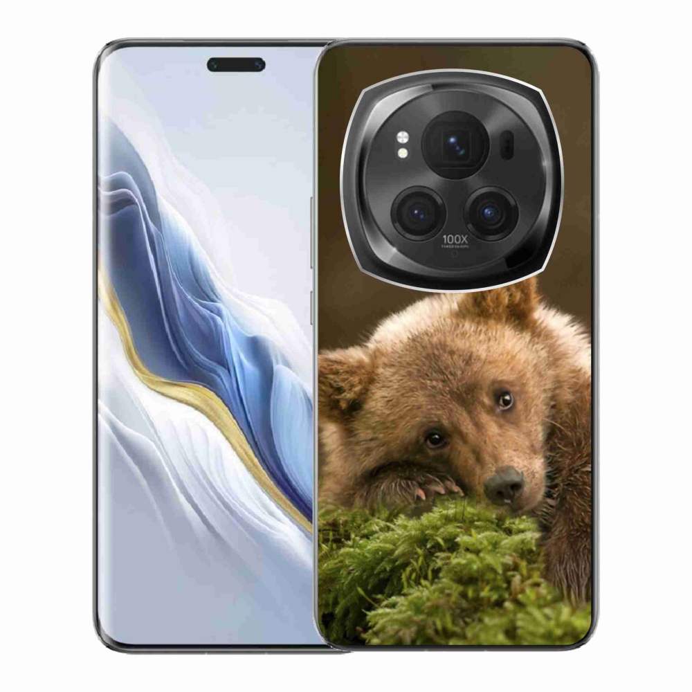 Gelový kryt mmCase na Honor Magic 6 Pro 5G - medvěd