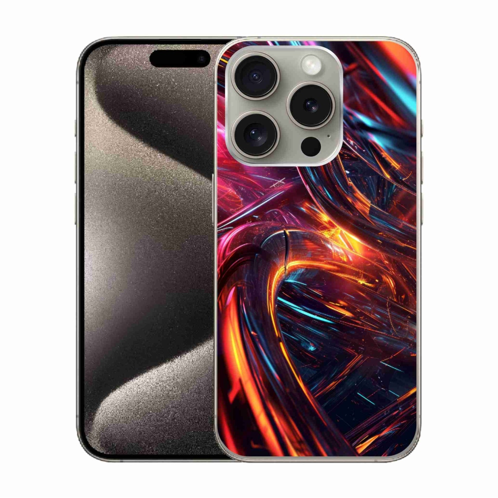 Gelový kryt mmCase na iPhone 15 Pro - abstraktní motiv 10