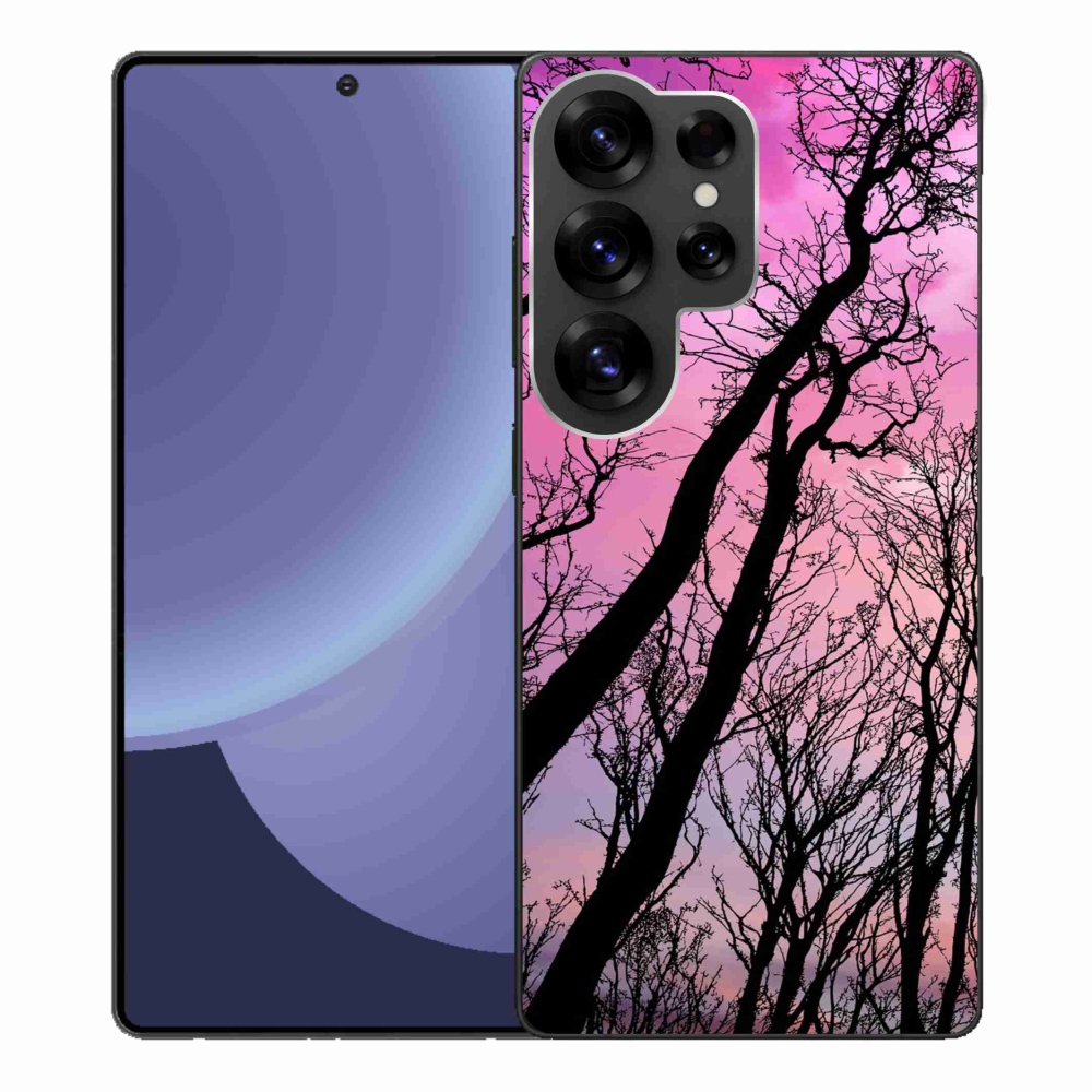 Gelový kryt mmCase na Samsung Galaxy S25 Ultra - opadané stromy