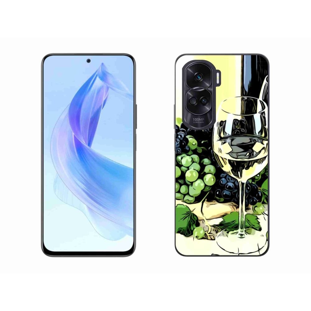 Gelový kryt mmCase na Honor 90 Lite - sklenka vína