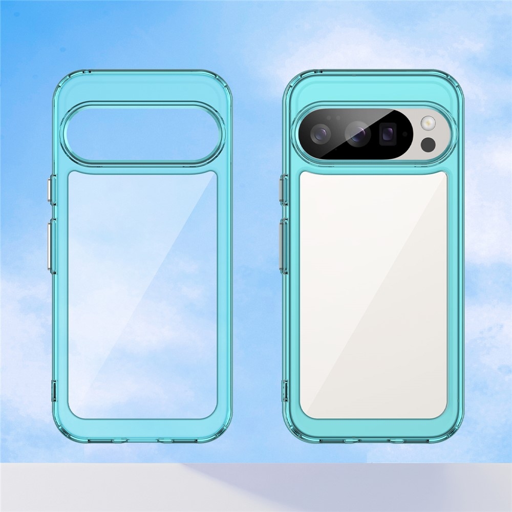 Gelový obal s pevnými zády na Google Pixel 10 Pro/Pixel 10 - světlemodrý