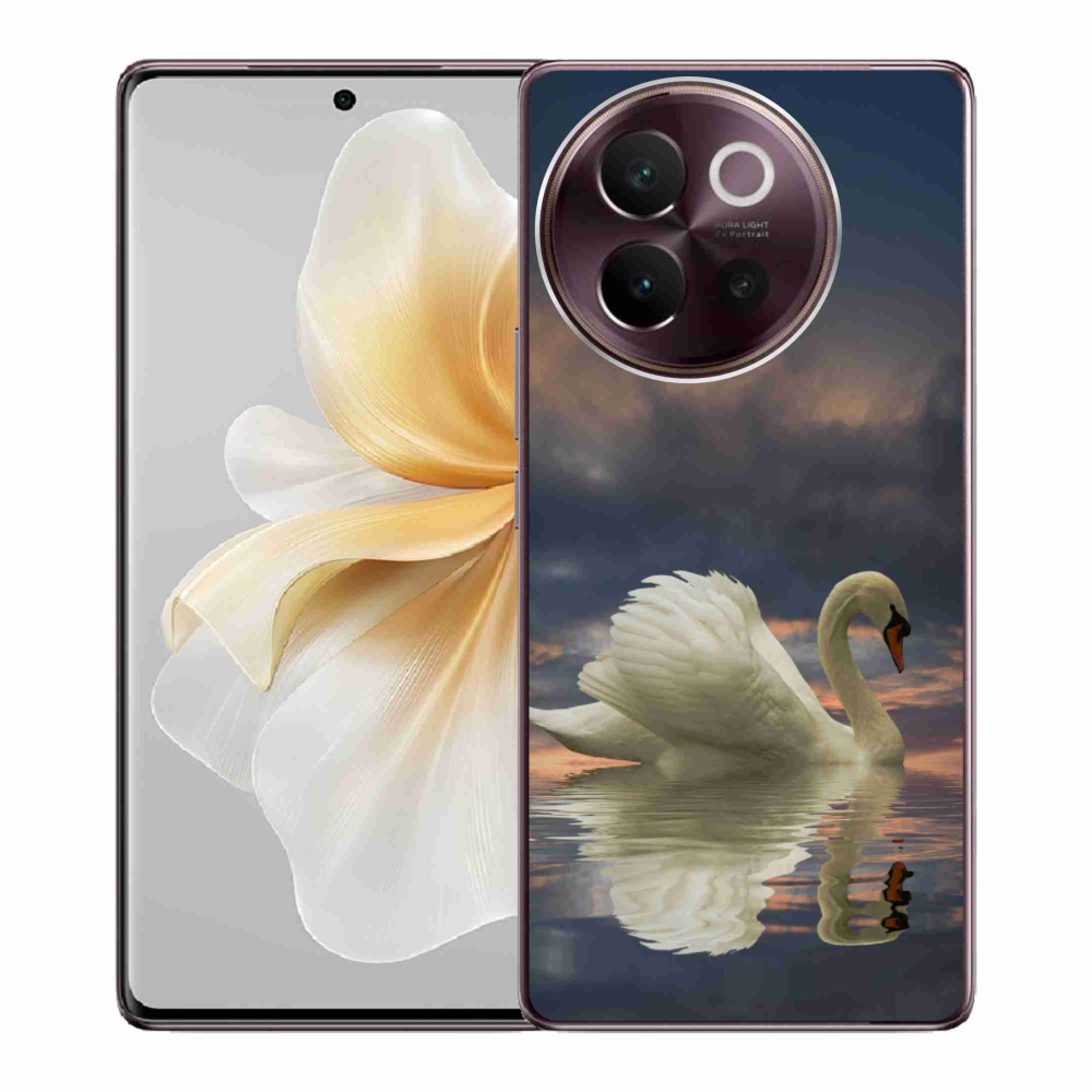 Gelový kryt mmCase na Vivo V40 Lite 5G - labuť