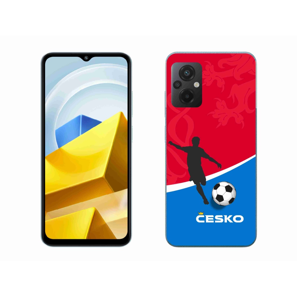 Gelový kryt mmCase na Xiaomi Poco M5 4G - fotbal Česko