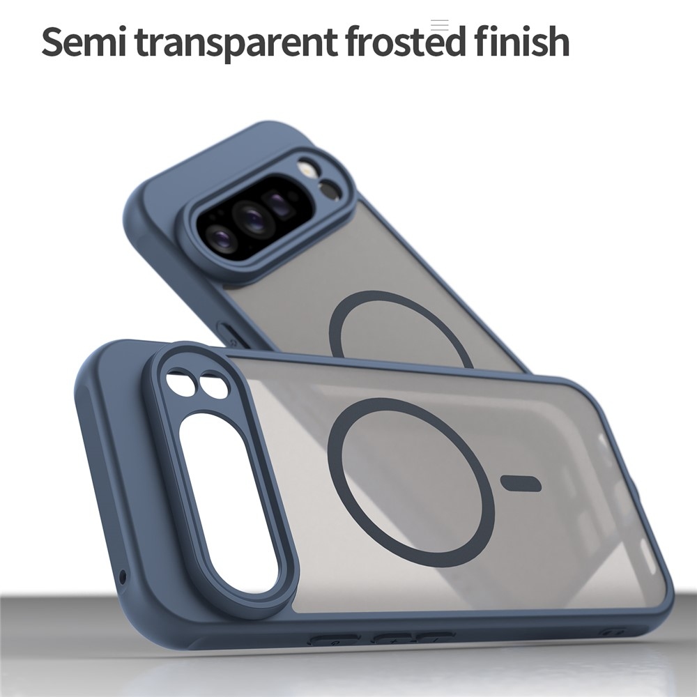 Case matný gelový obal s MagSafe na Google Pixel 10 Pro XL - modrý