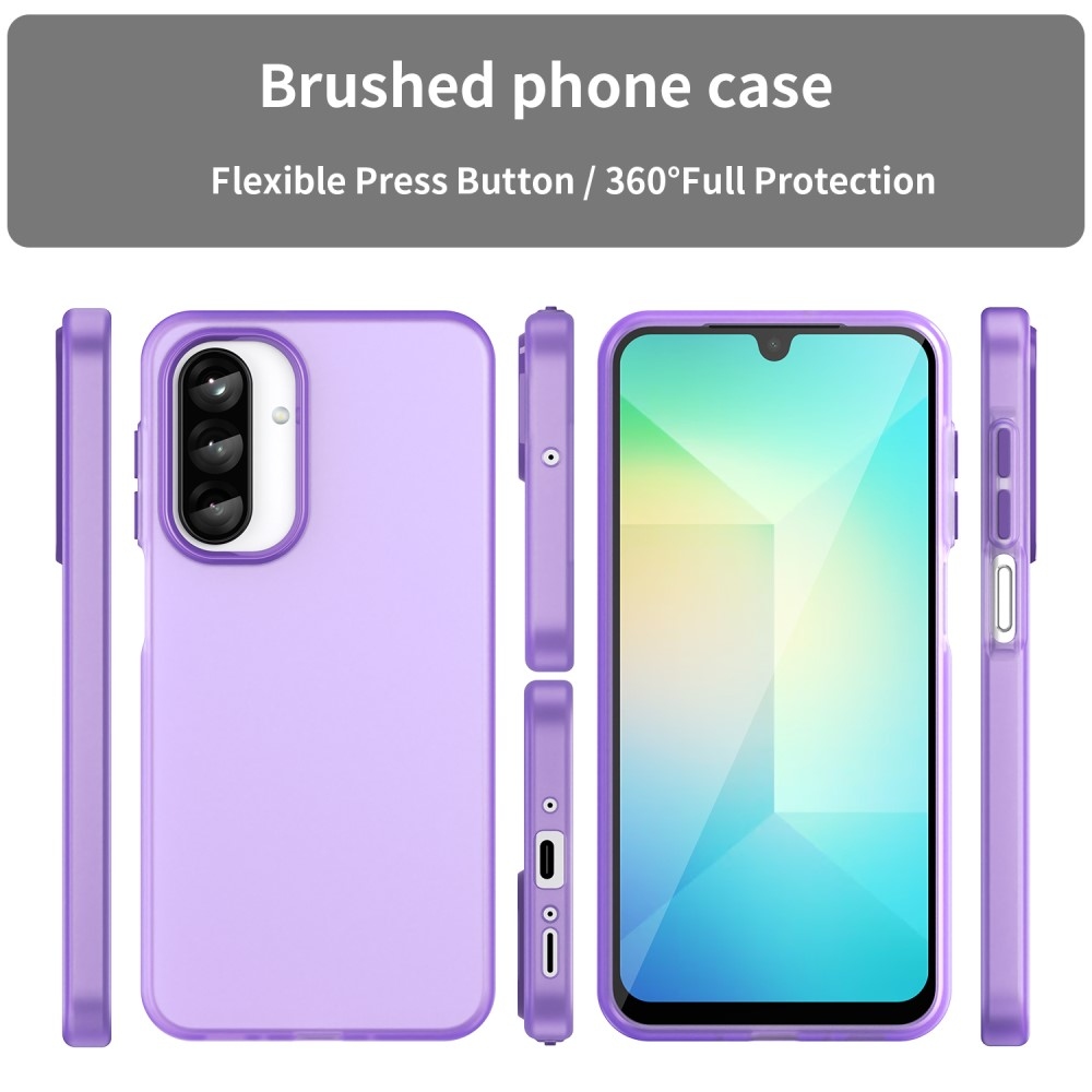 Candys matný gelový obal na Samsung Galaxy A26 5G - fialový