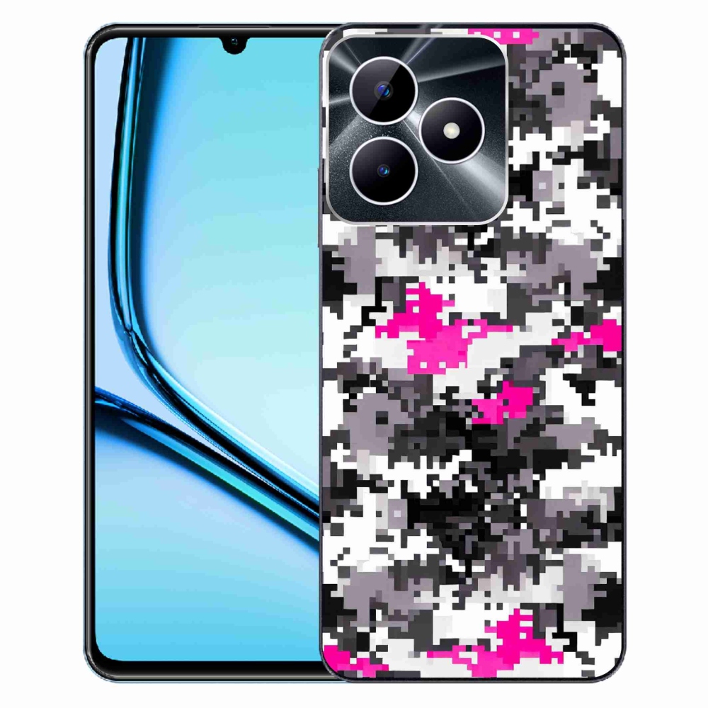 Gelový kryt mmCase na Realme Note 50 - maskáčový vzor 4