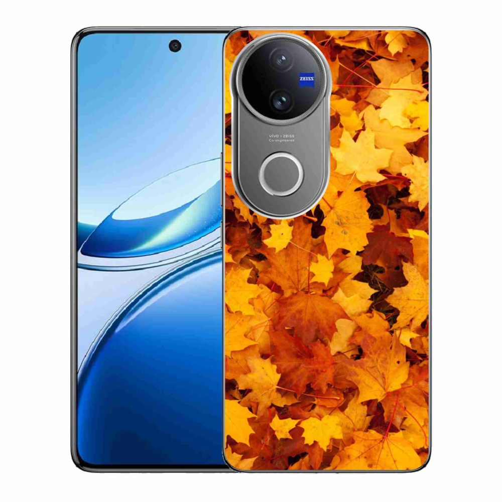 Gelový kryt mmCase na Vivo V50 5G - javorové listy