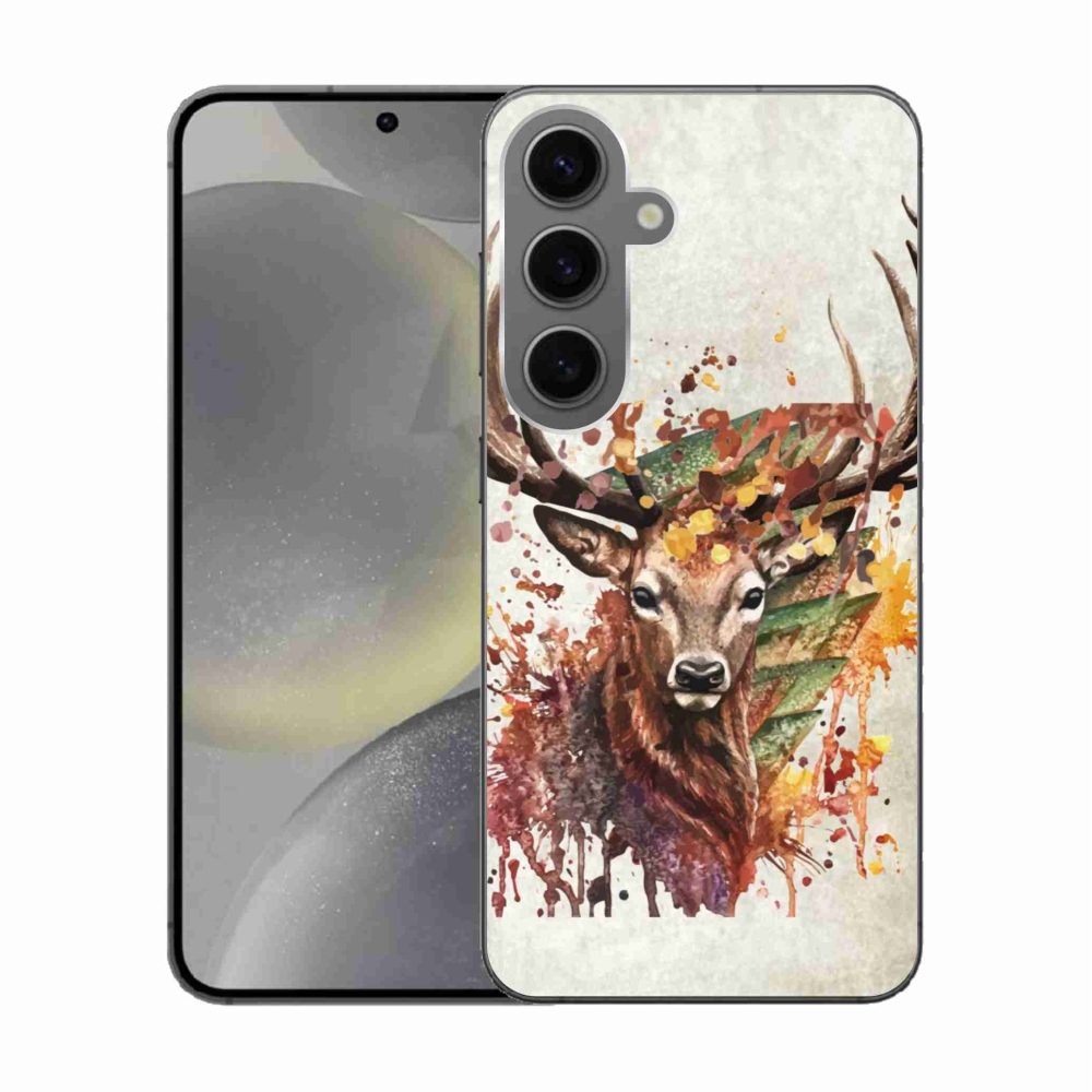 Gelový obal mmCase na Samsung Galaxy S24 - jelen 1