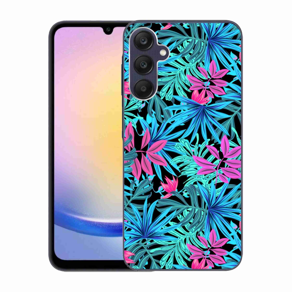 Gelový kryt mmCase na Samsung Galaxy A25 5G - květiny 3