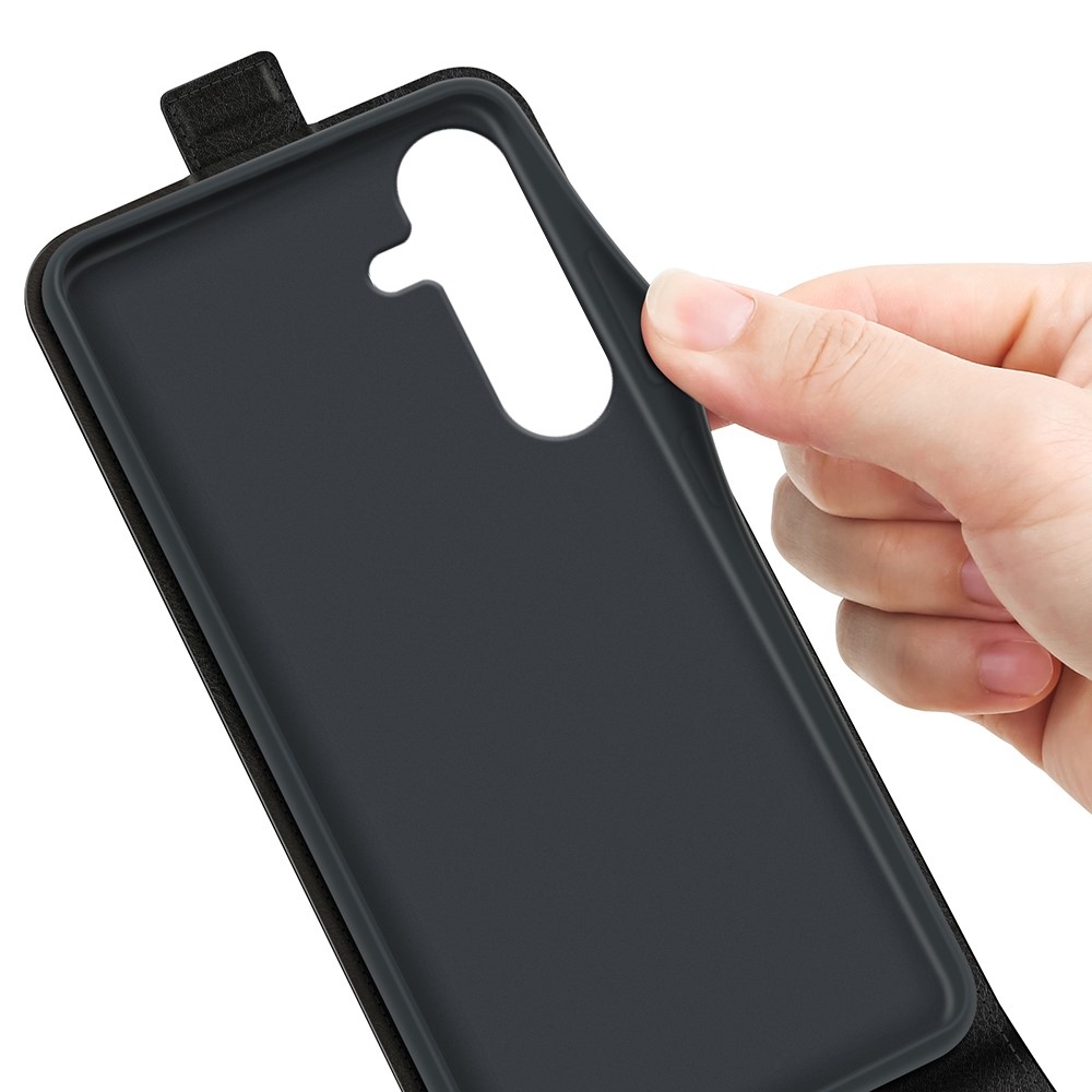 Vertical knížkové pouzdro na Samsung Galaxy S25 - černé
