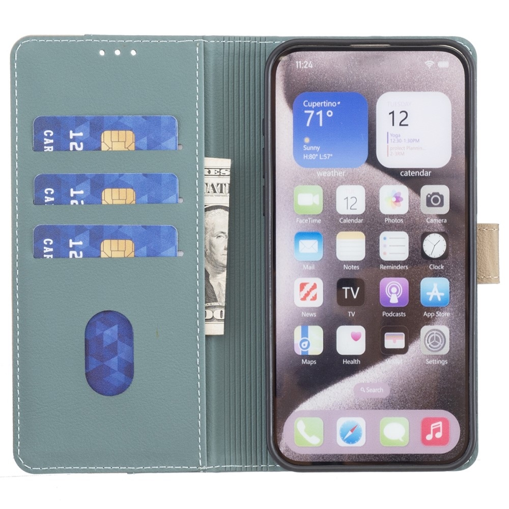 BNF DUO knížkové pouzdro na Samsung Galaxy A36 5G - zelené