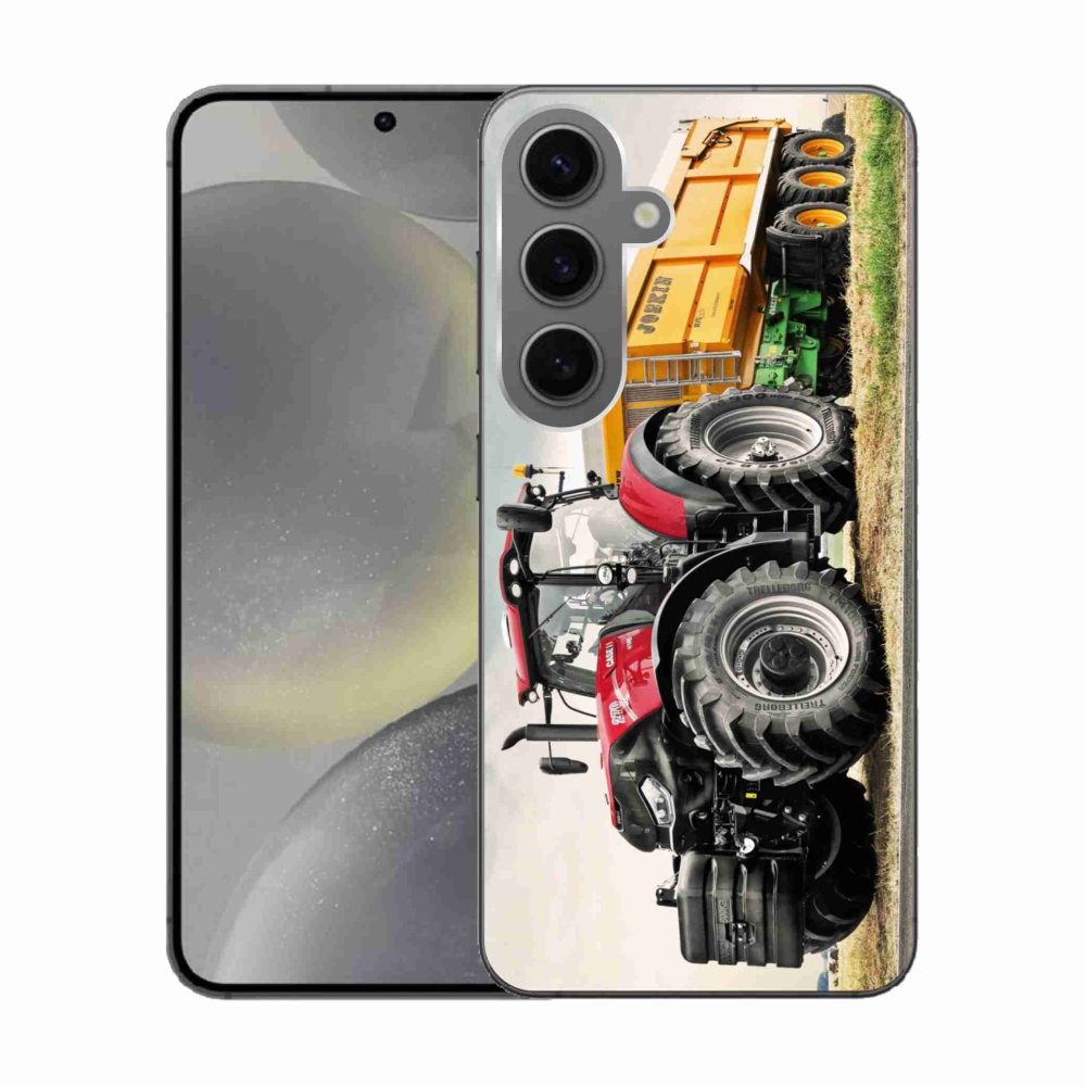 Gelový kryt mmCase na Samsung Galaxy S24 - traktor 3