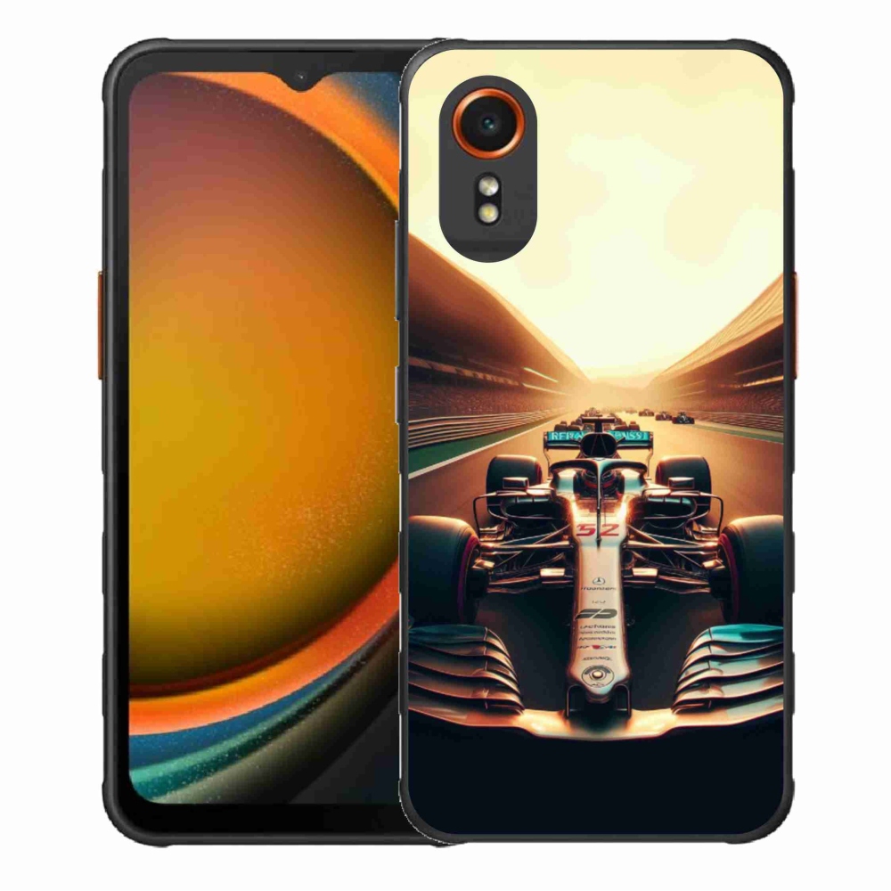 Gelový kryt mmCase na Samsung Galaxy Xcover 7 - formule 1