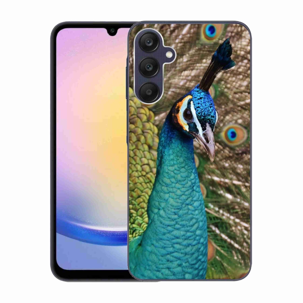 Gelový kryt mmCase na Samsung Galaxy A25 5G - páv